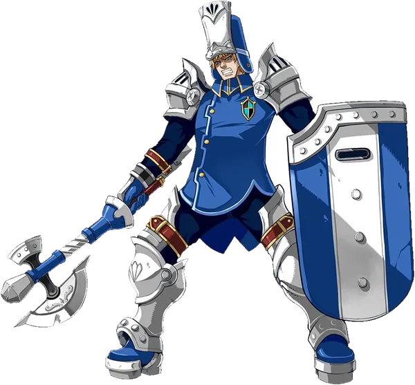 Knight อัศวินเกราะน้ำเงินกับโล่ใหญ่